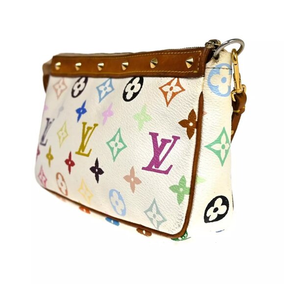 AUTHENTICITY GUARANTEED LOUIS VUITTON Pochette Accessoires Hand Bag - Picture 4 of 15